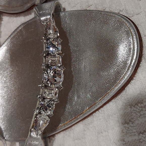 Manolo Blaktik, Prisca Crystal formal/wedding shoes 37 1/2 - size 7 US - Picture 4 of 8